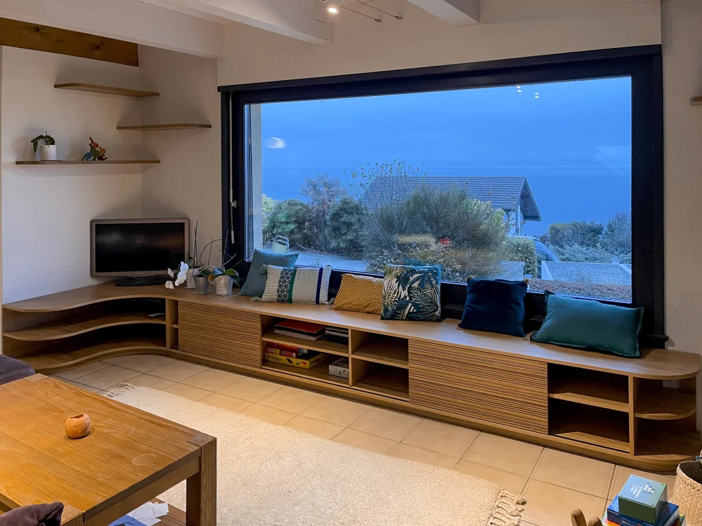 Agencement personnalisé salon