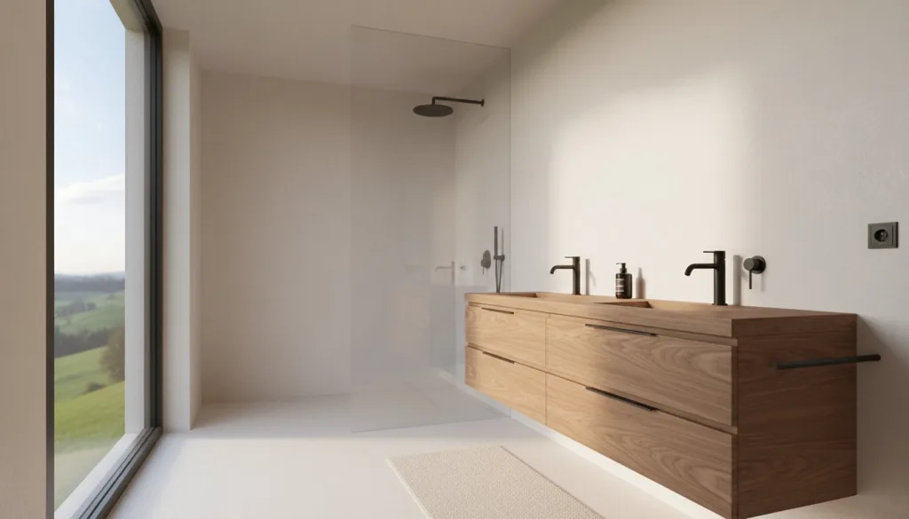 Meubles de salle de bain sur mesure : l’excellence de l’ébénisterie suisse