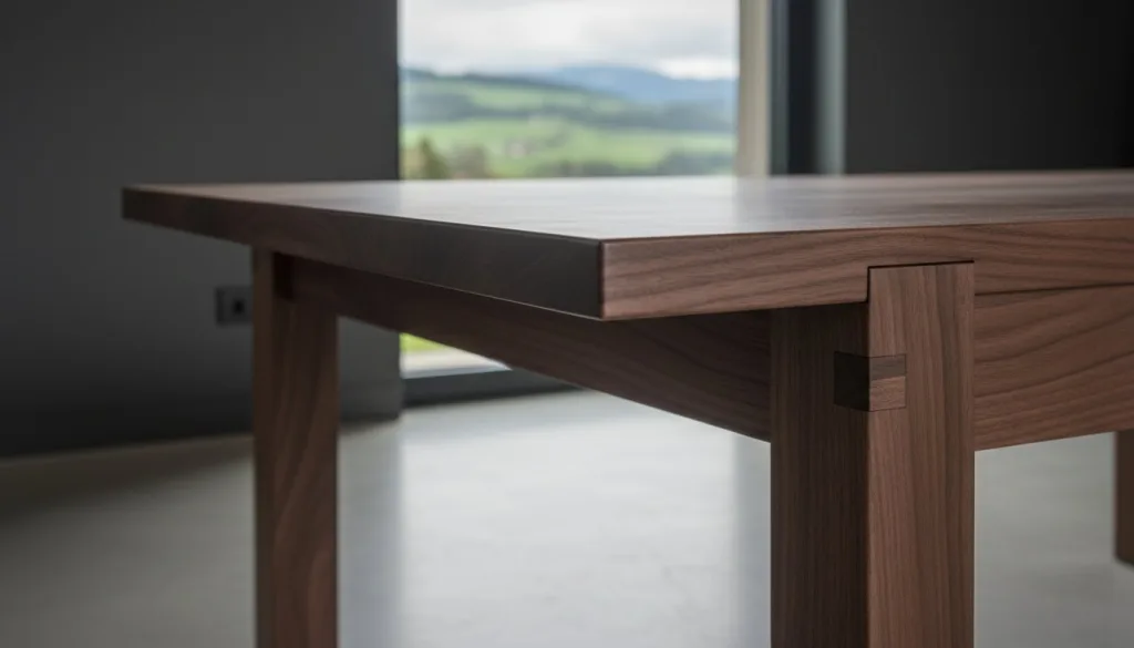 Tables de salle à manger sur mesure : l’excellence de l’ébénisterie suisse
