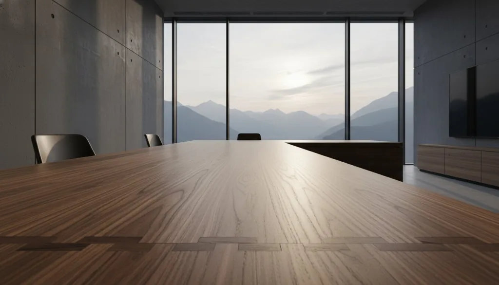 Bureau de direction en bois massif : l'excellence de l'ébénisterie suisse en 2026