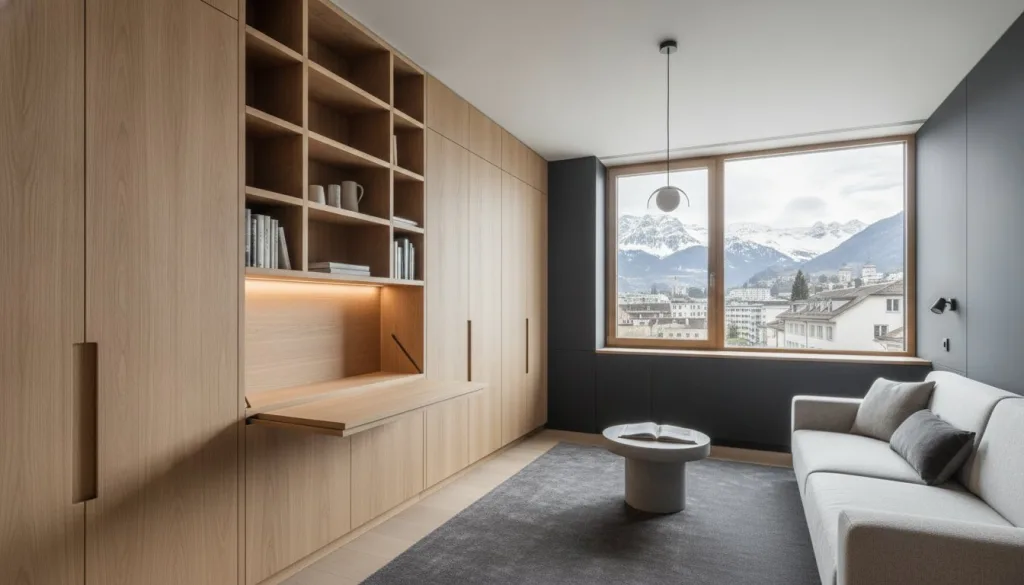 Comment optimiser l'espace dans un studio : le guide de l'agencement sur mesure en Suisse