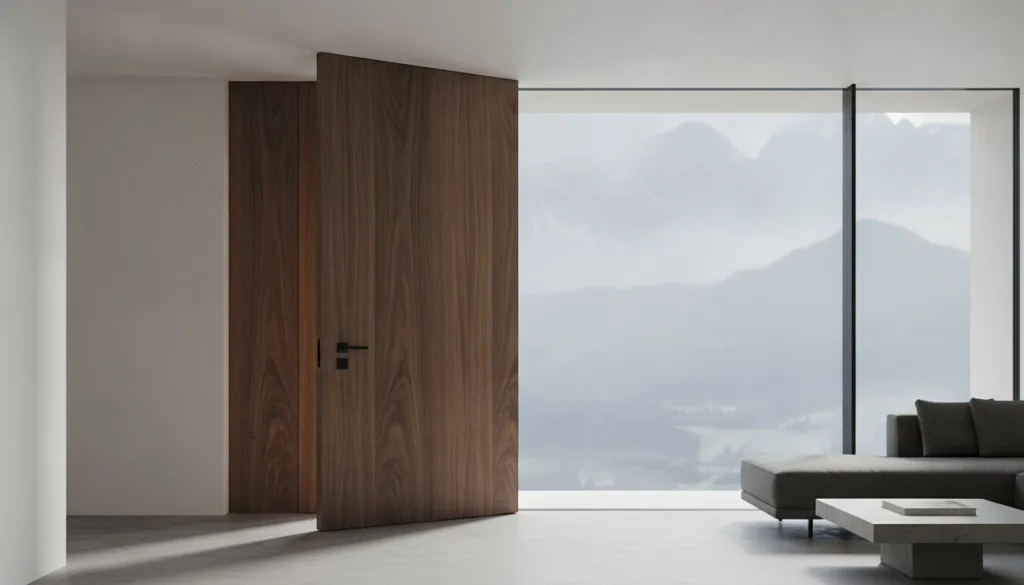 Portes intérieures en bois sur mesure : l'excellence de l'ébénisterie suisse