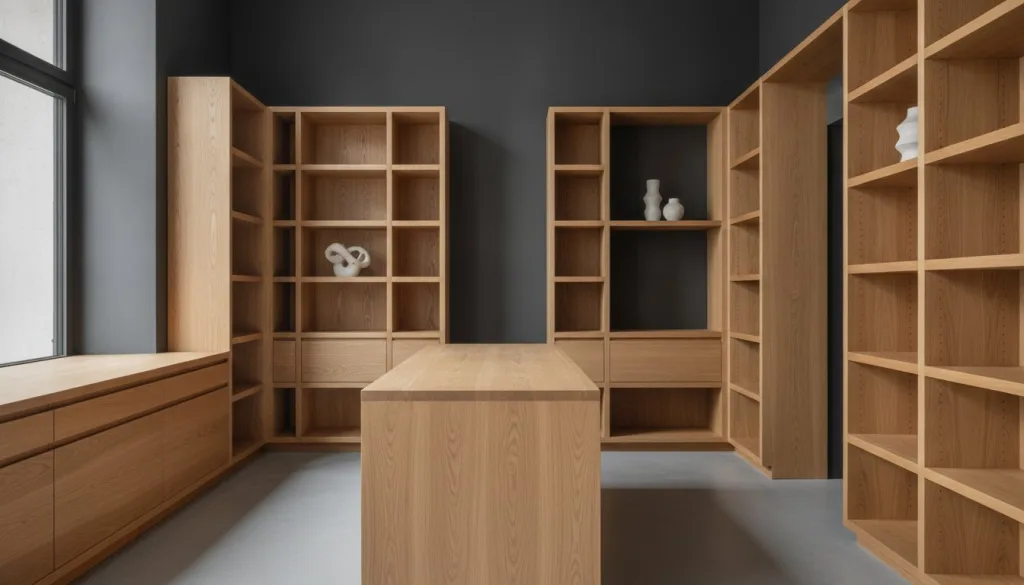 Agencement de boutique en bois sur mesure : l'excellence de l'ébénisterie suisse pour votre commerce