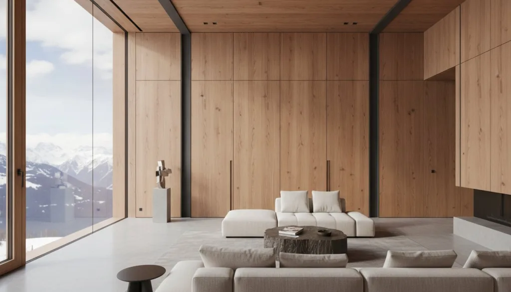 Agencement de chalet en bois en Suisse : l'art de l'ébénisterie sur mesure en 2026