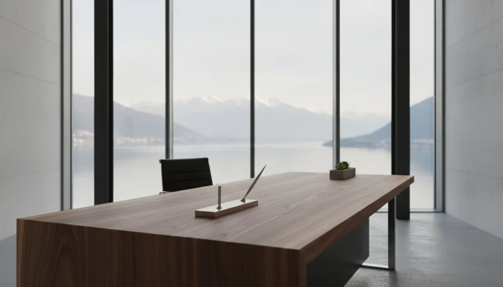 Mobilier de bureau sur mesure en Suisse : L’excellence de l’ébénisterie pour votre espace de travail