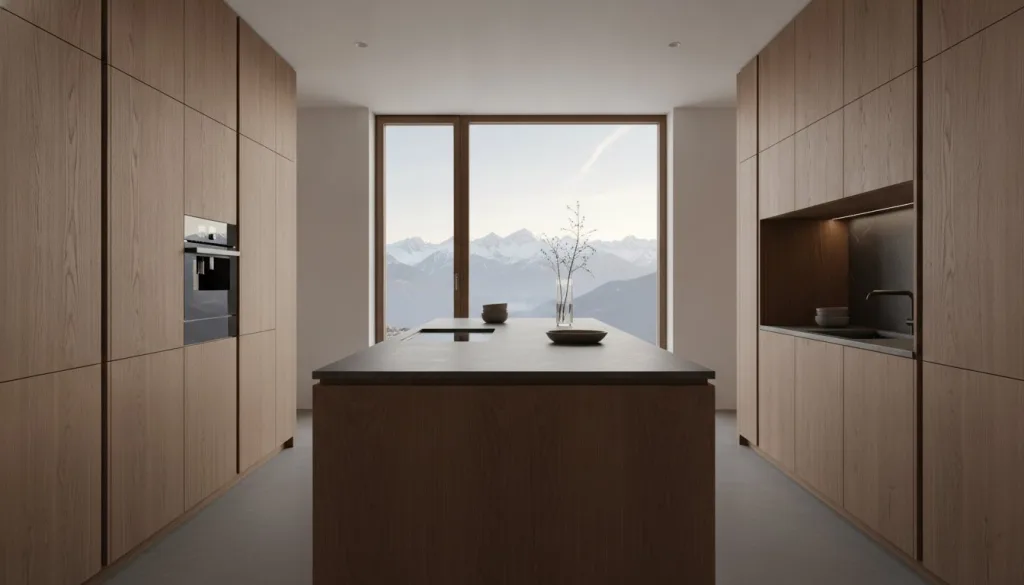 Cuisine en bois massif sur mesure : l’excellence de l’ébénisterie suisse