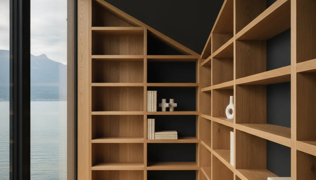 Bibliothèque sur mesure : l'art de l'agencement d'intérieur d'exception en Suisse