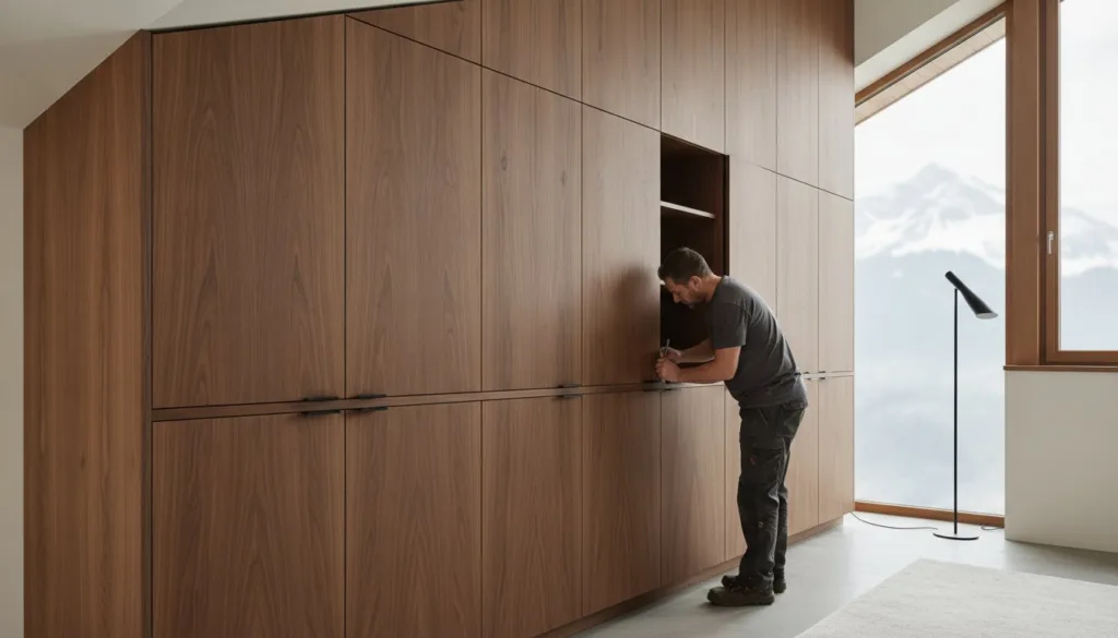 Meuble sur mesure en Suisse : L'excellence de l'ébénisterie pour un intérieur unique