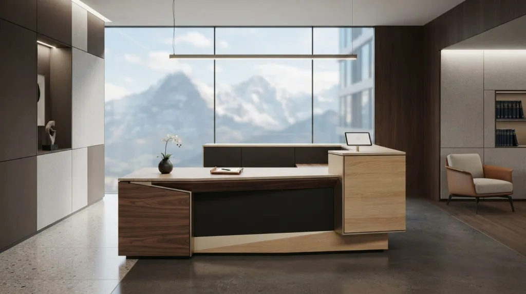 Mobilier de réception pour cabinet d'avocats : guide d'agencement sur mesure