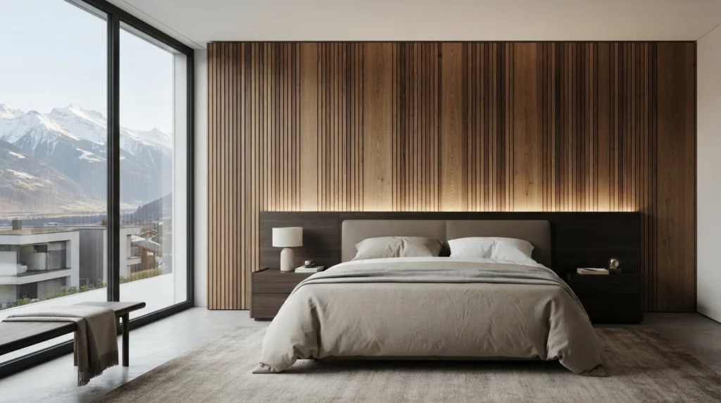 Panneau décoratif bois sur mesure : l’excellence de l’ébénisterie suisse pour votre intérieur