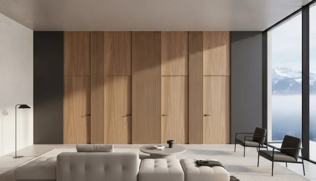 Habillage mural bois sur mesure : l'excellence de l'ébénisterie suisse pour votre intérieur