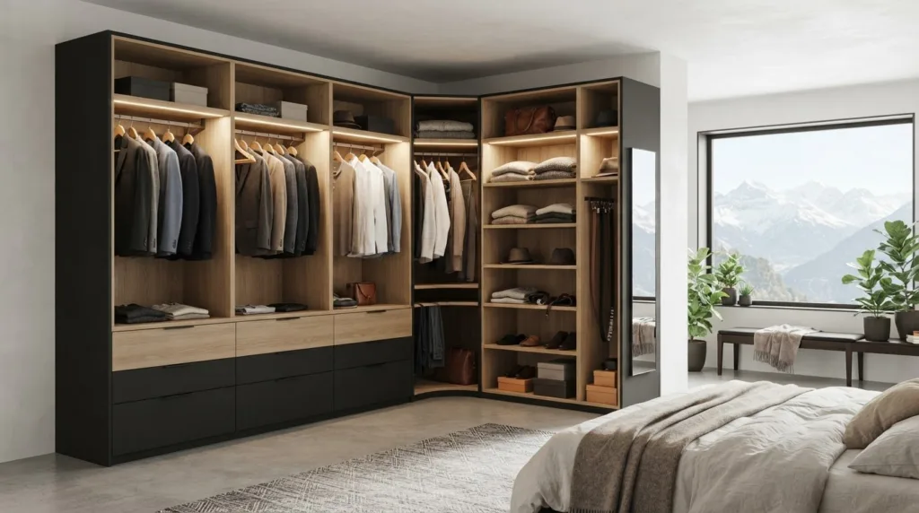 Dressing d’angle sur mesure : organiser chaque recoin avec méthode