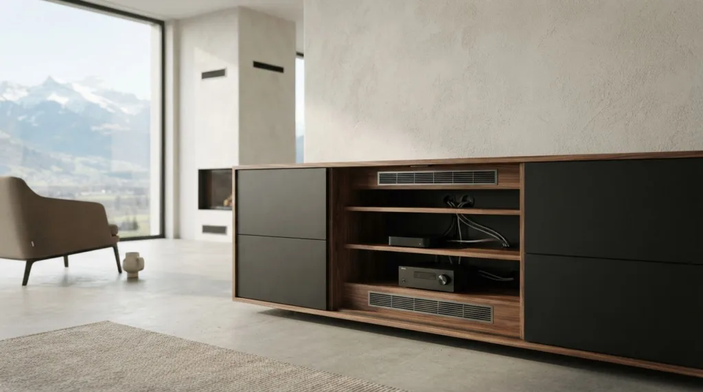 Meuble TV sur mesure : comment cacher les câbles avec élégance