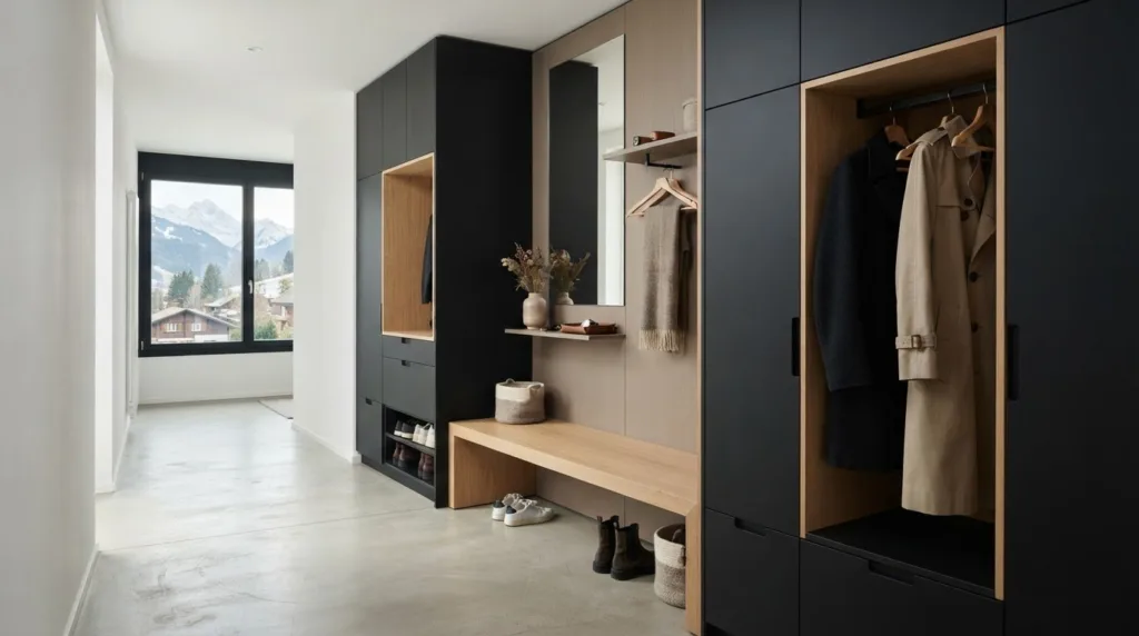Penderie sur mesure pour votre entrée, pensée pour vos rangements
