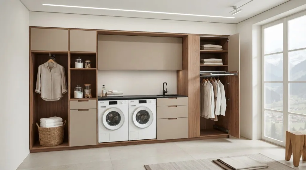 Rangement sur mesure pour une buanderie : concevoir un espace vraiment fonctionnel